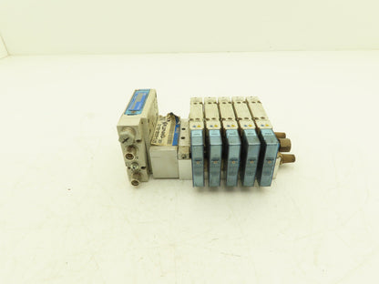 SMC EX260-SDN4 Devicenet Fieldbus 5-Station Solenoid Valve Manifold SY5200-5UD1
