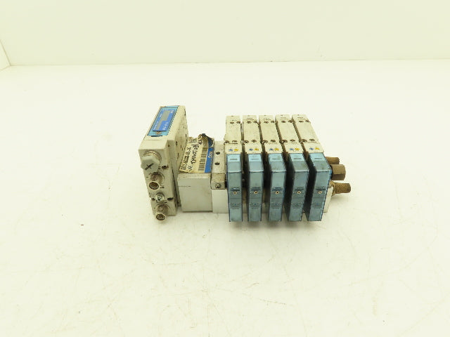 SMC EX260-SDN4 Devicenet Fieldbus 5-Station Solenoid Valve Manifold SY5200-5UD1