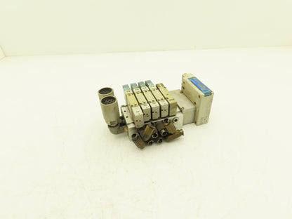 SMC EX260-SDN4 Devicenet Fieldbus 5-Station Solenoid Valve Manifold SY5200-5UD1