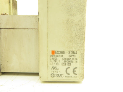 SMC EX260-SDN4 Devicenet Fieldbus 5-Station Solenoid Valve Manifold SY5200-5UD1