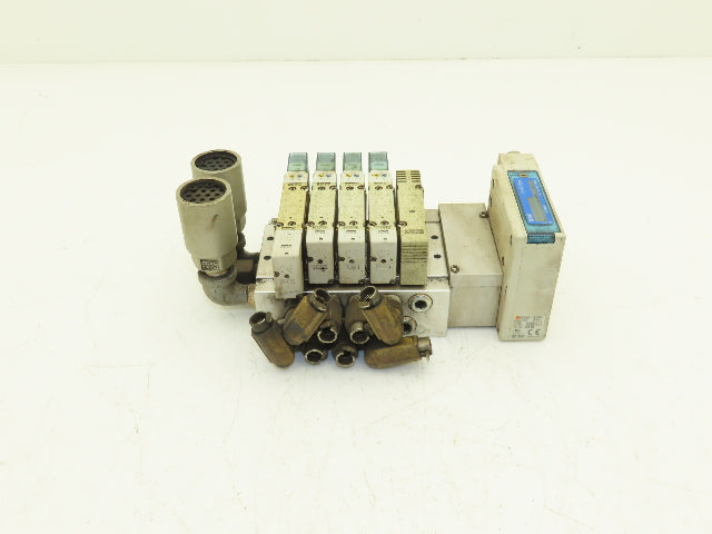SMC EX260-SDN4 Devicenet Fieldbus 5-Station Solenoid Valve Manifold SY5200-5UD1