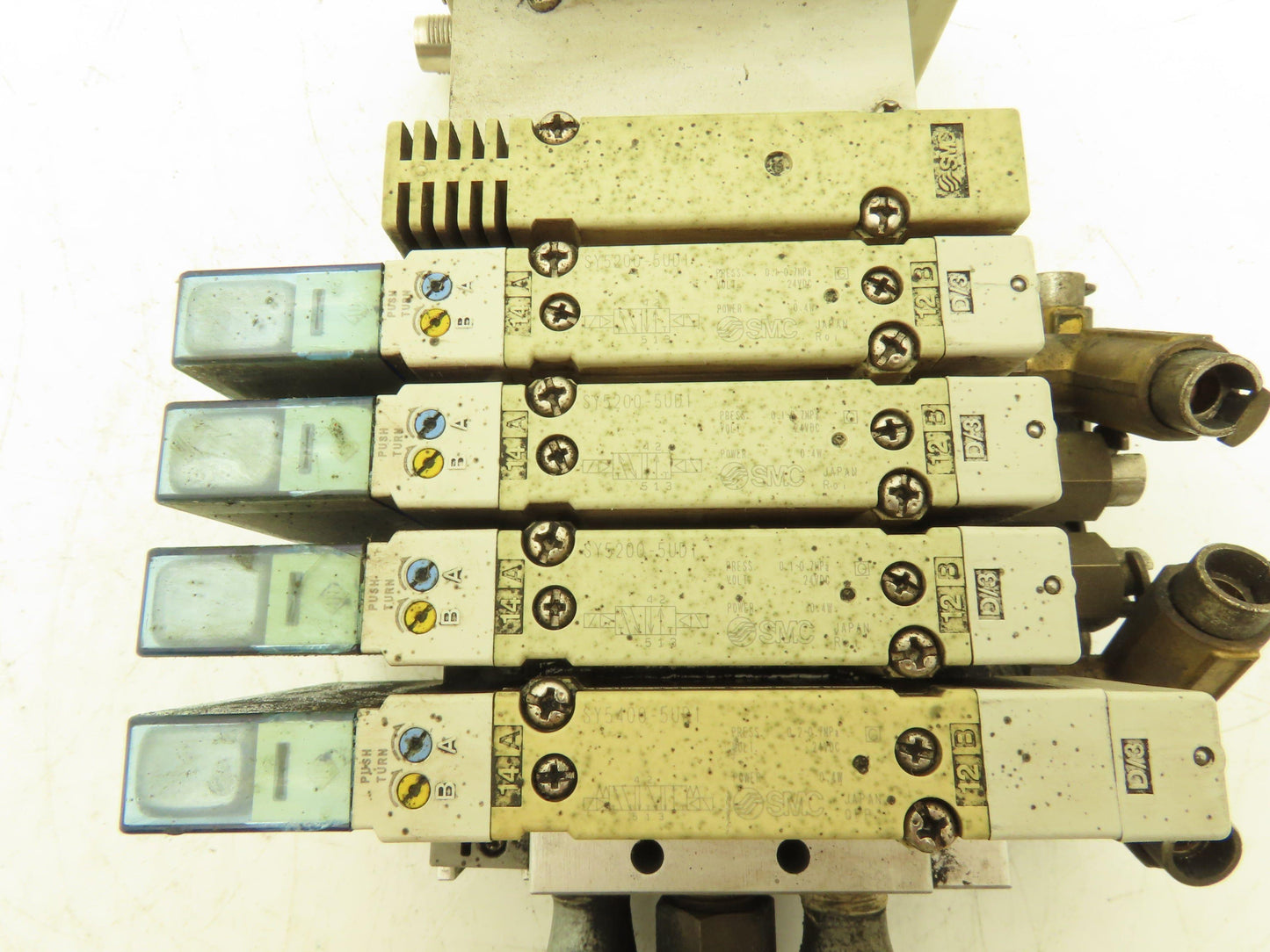 SMC EX260-SDN4 Devicenet Fieldbus 5-Station Solenoid Valve Manifold SY5200-5UD1