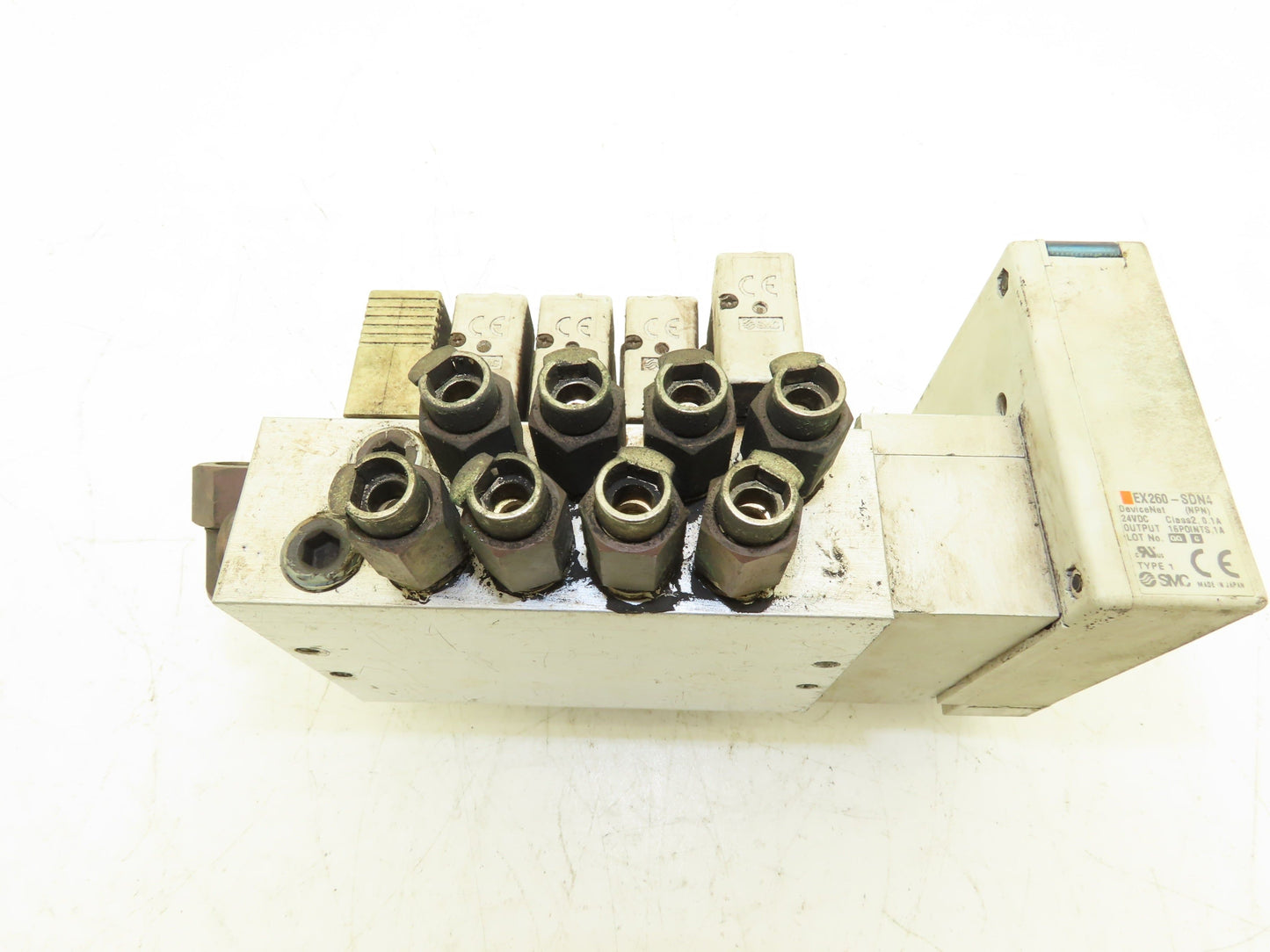 SMC EX260-SDN4 Devicenet Fieldbus 5-Station Solenoid Valve Manifold SY5000