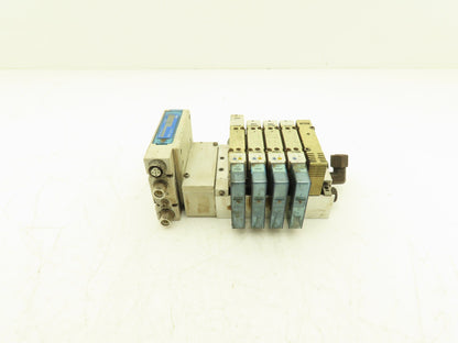 SMC EX260-SDN4 Devicenet Fieldbus 5-Station Solenoid Valve Manifold SY5000