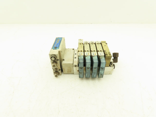 SMC EX260-SDN4 Devicenet Fieldbus 5-Station Solenoid Valve Manifold SY5000