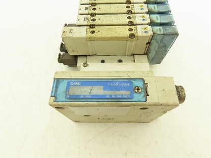 SMC EX260-SDN4 Devicenet Fieldbus 5-Station Solenoid Valve Manifold SY5000