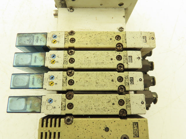 SMC EX260-SDN4 Devicenet Fieldbus 5-Station Solenoid Valve Manifold SY5000