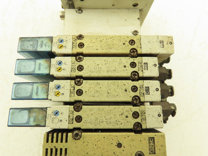 SMC EX260-SDN4 Devicenet Fieldbus 5-Station Solenoid Valve Manifold SY5000
