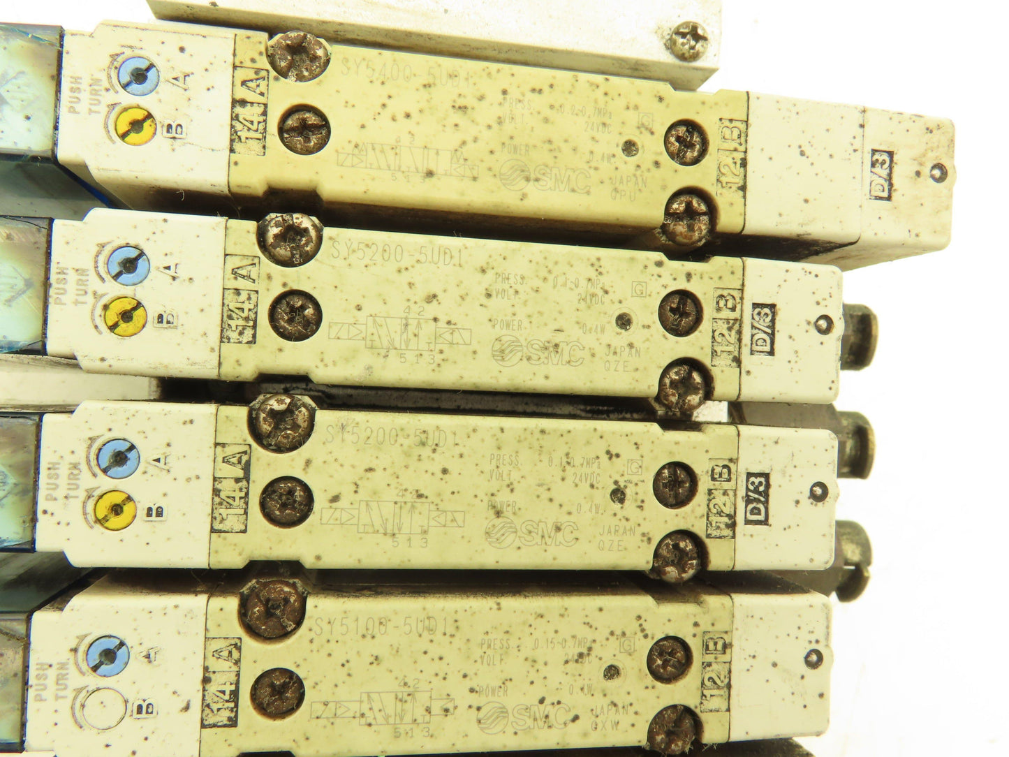 SMC EX260-SDN4 Devicenet Fieldbus 5-Station Solenoid Valve Manifold SY5000