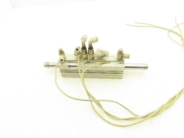 SMC Double End Pneumatic Air Cylinder 32mm Bore 40mm + 50mm Stroke 145 PSI