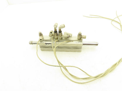 SMC Double End Pneumatic Air Cylinder 32mm Bore 40mm + 50mm Stroke 145 PSI