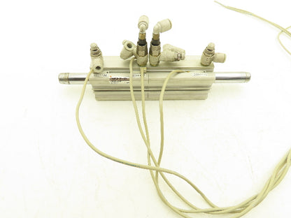 SMC Double End Pneumatic Air Cylinder 32mm Bore 40mm + 50mm Stroke 145 PSI