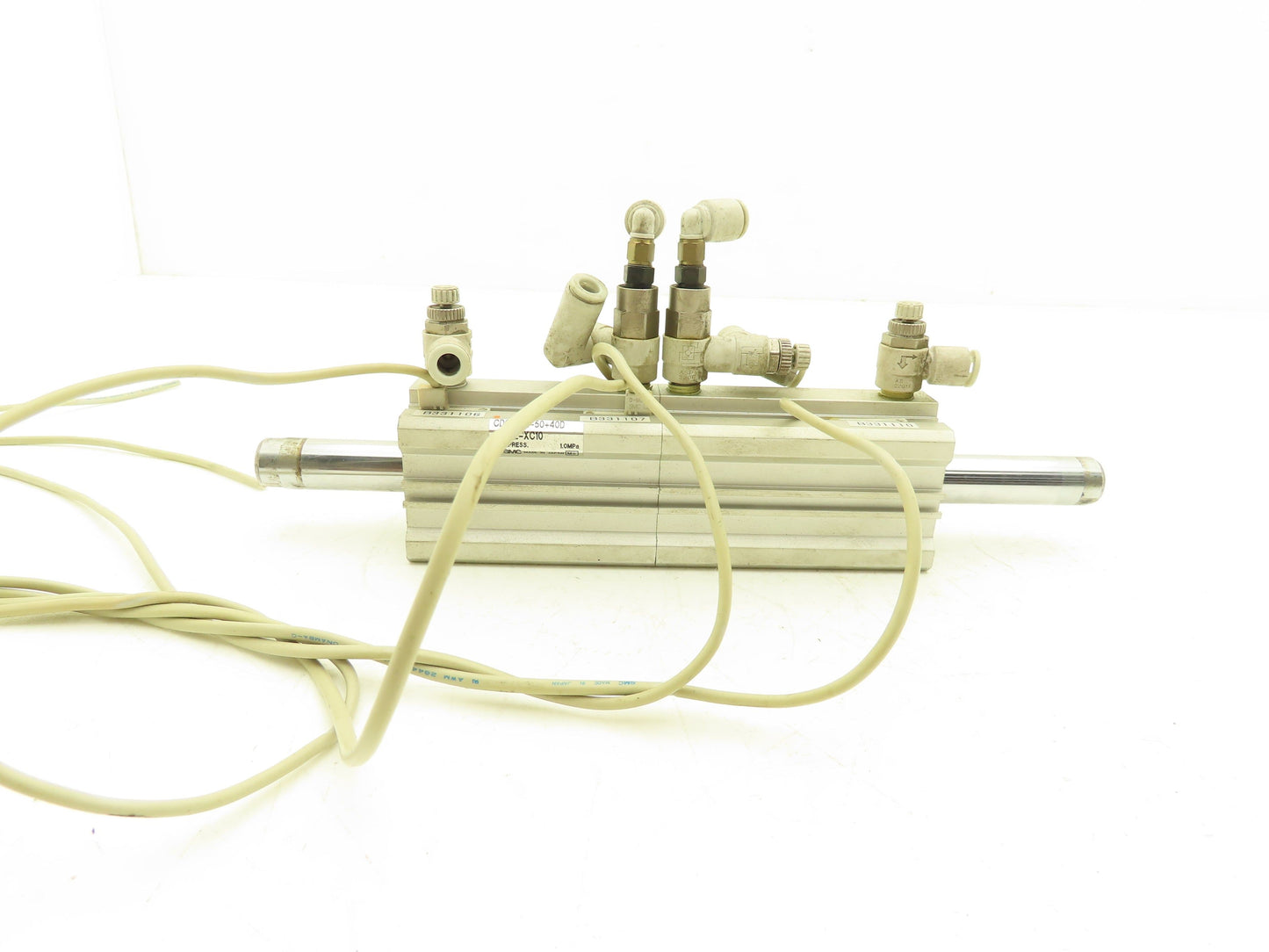 SMC Double End Pneumatic Air Cylinder 32mm Bore 40mm + 50mm Stroke 145 PSI