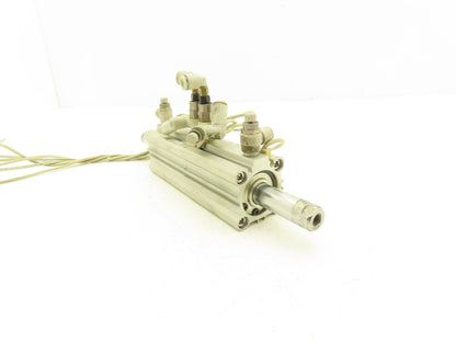 SMC Double End Pneumatic Air Cylinder 32mm Bore 40mm + 50mm Stroke 145 PSI