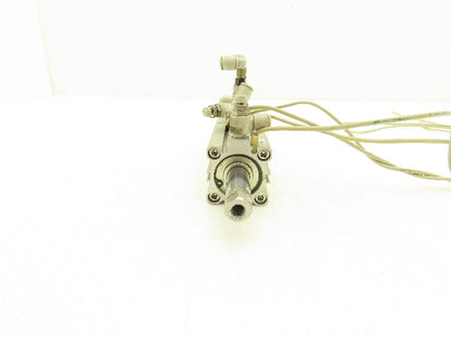 SMC Double End Pneumatic Air Cylinder 32mm Bore 40mm + 50mm Stroke 145 PSI