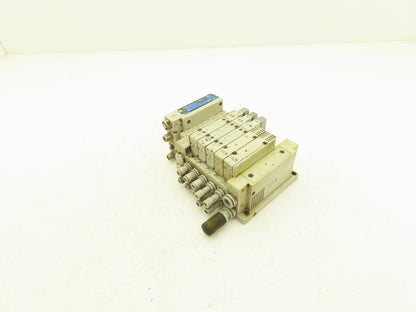 SMC EX260-SDN4 Devicenet Fieldbus 5-Station Solenoid Valve Manifold SY5000