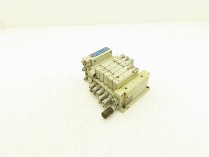 SMC EX260-SDN4 Devicenet Fieldbus 5-Station Solenoid Valve Manifold SY5000