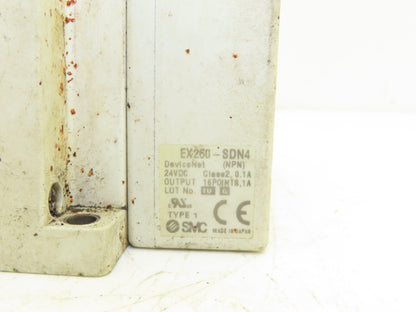 SMC EX260-SDN4 Devicenet Fieldbus 5-Station Solenoid Valve Manifold SY5000