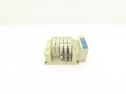 SMC EX260-SDN4 Devicenet Fieldbus 5-Station Solenoid Valve Manifold SY5000