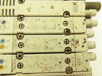 SMC EX260-SDN4 Devicenet Fieldbus 5-Station Solenoid Valve Manifold SY5000