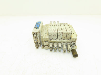 SMC EX260-SDN4 Devicenet Fieldbus 5-Station Solenoid Valve Manifold SY5000