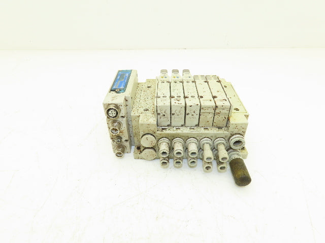 SMC EX260-SDN4 Devicenet Fieldbus 5-Station Solenoid Valve Manifold SY5000