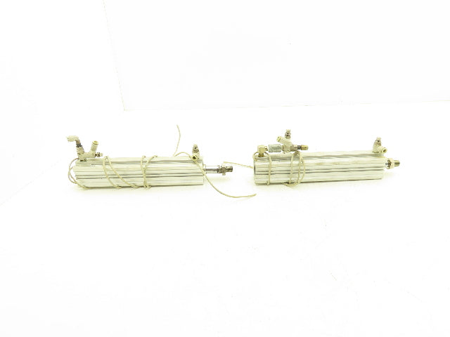 SMC CDQ2A32-200DCM Pneumatic Air Cylinder 32mm Bore 200mm Stroke 145 PSI Lot of2