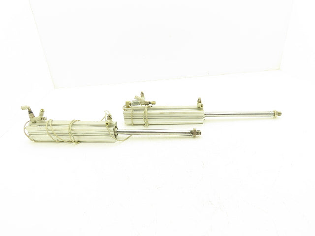 SMC CDQ2A32-200DCM Pneumatic Air Cylinder 32mm Bore 200mm Stroke 145 PSI Lot of2