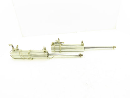 SMC CDQ2A32-200DCM Pneumatic Air Cylinder 32mm Bore 200mm Stroke 145 PSI Lot of2