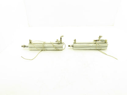 SMC CDQ2A32-200DCM Pneumatic Air Cylinder 32mm Bore 200mm Stroke 145 PSI Lot of2