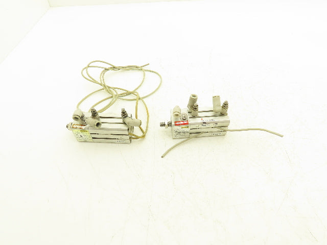 SMC CDLQB20-30DM Pneumatic Air Cylinder 20mm Bore 30mm Stroke 145 PSI Lot of 2