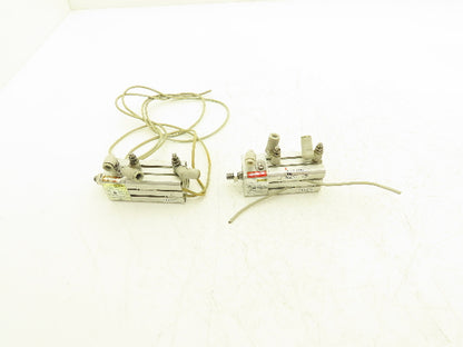 SMC CDLQB20-30DM Pneumatic Air Cylinder 20mm Bore 30mm Stroke 145 PSI Lot of 2