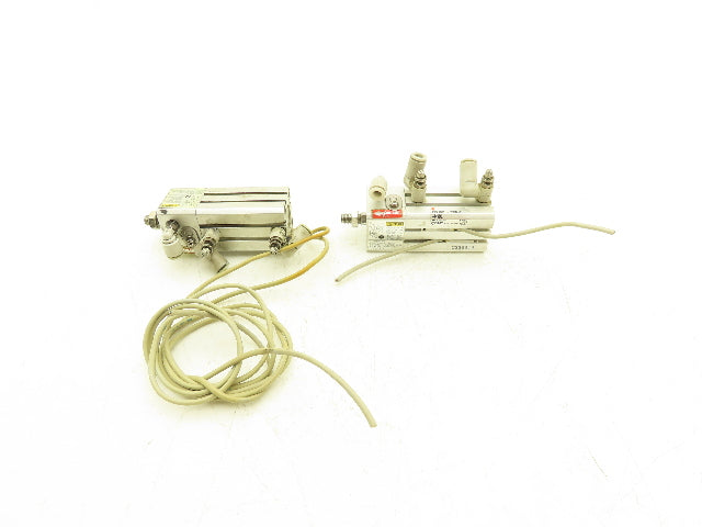 SMC CDLQB20-30DM Pneumatic Air Cylinder 20mm Bore 30mm Stroke 145 PSI Lot of 2