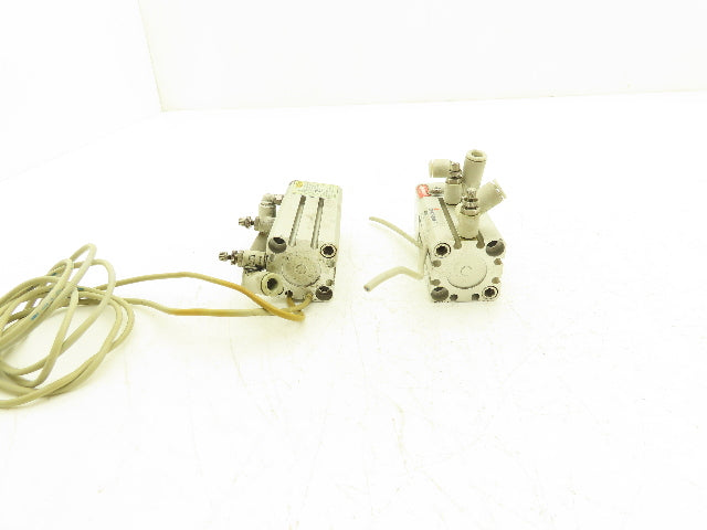 SMC CDLQB20-30DM Pneumatic Air Cylinder 20mm Bore 30mm Stroke 145 PSI Lot of 2