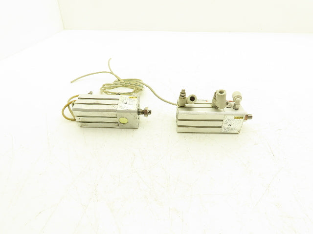 SMC CDLQB20-30DM Pneumatic Air Cylinder 20mm Bore 30mm Stroke 145 PSI Lot of 2