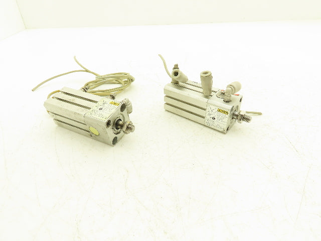 SMC CDLQB20-30DM Pneumatic Air Cylinder 20mm Bore 30mm Stroke 145 PSI Lot of 2