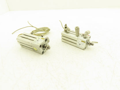SMC CDLQB20-30DM Pneumatic Air Cylinder 20mm Bore 30mm Stroke 145 PSI Lot of 2