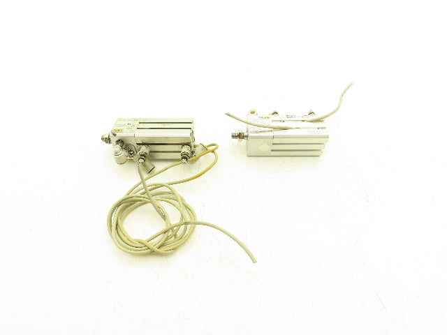 SMC CDLQB20-30DM Pneumatic Air Cylinder 20mm Bore 30mm Stroke 145 PSI Lot of 2