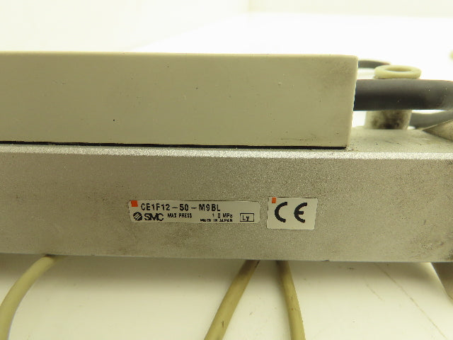 SMC CE1F12-50-M9BL Stroke Reading Pneumatic Air Cylinder 50mm Stroke 145 PSI