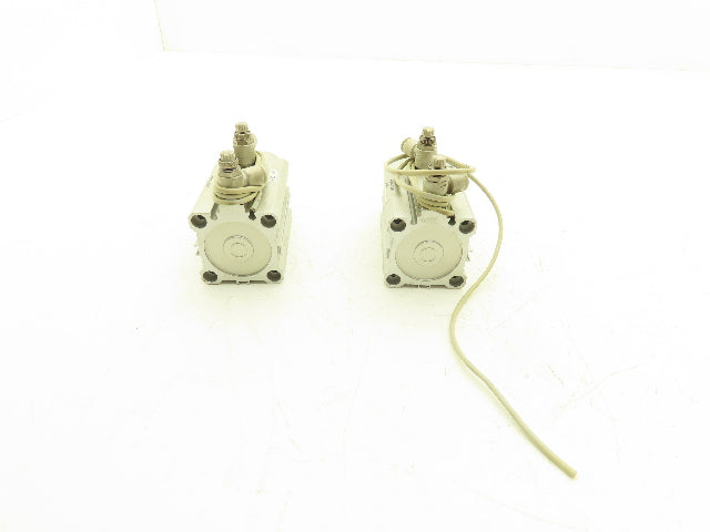 SMC RSDQB40-30DK-M9BL Stopper Air Cylinder 40mm Bore 30mm Stroke 145PSI Lot of 2