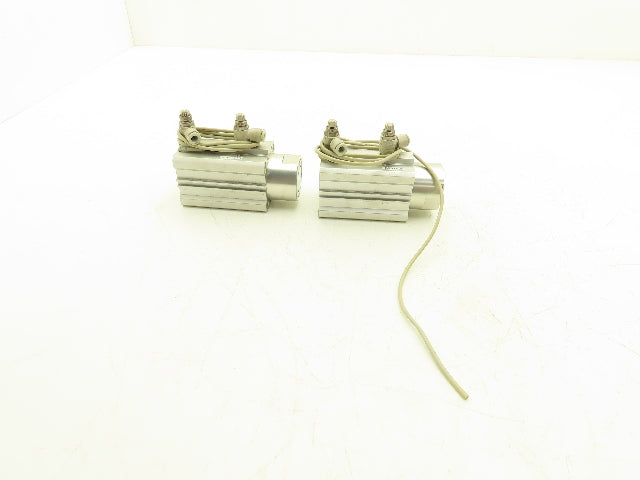 SMC RSDQB40-30DK-M9BL Stopper Air Cylinder 40mm Bore 30mm Stroke 145PSI Lot of 2