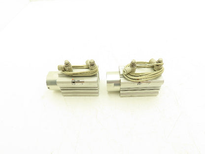 SMC RSDQB40-30DK-M9BL Stopper Air Cylinder 40mm Bore 30mm Stroke 145PSI Lot of 2