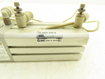 SMC CDLQB25-50D-B-M9BL Locking Air Cylinder 25mm Bore 50mm Stroke 145 PSI
