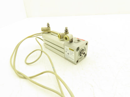 SMC CDLQB25-50D-B-M9BL Locking Air Cylinder 25mm Bore 50mm Stroke 145 PSI