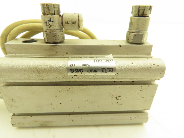 SMC MKB40TN-30LZ Rotary Clamp Air Cylinder 40mm Bore 30mm Stroke 145 PSI