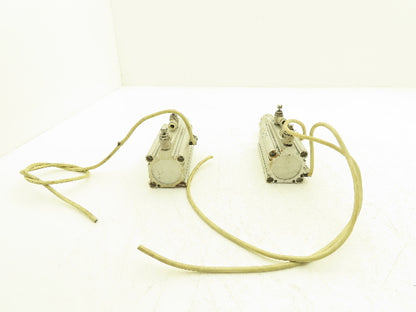 SMC MKB40-50LZ Rotary Clamp Air Cylinder 40mm Bore 50mm Stroke 145 PSI Lot of 2