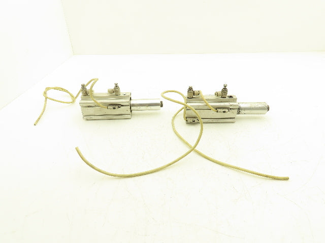 SMC MKB40-50LZ Rotary Clamp Air Cylinder 40mm Bore 50mm Stroke 145 PSI Lot of 2