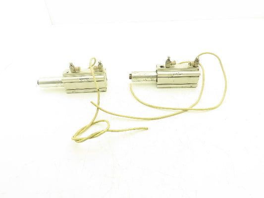 SMC MKB40-50LZ Rotary Clamp Air Cylinder 40mm Bore 50mm Stroke 145 PSI Lot of 2