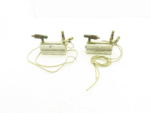 SMC CDQ2A32-60DC-M9BL Pneumatic Air Cylinder 32mm Bore 60mm Stroke Lot of 2