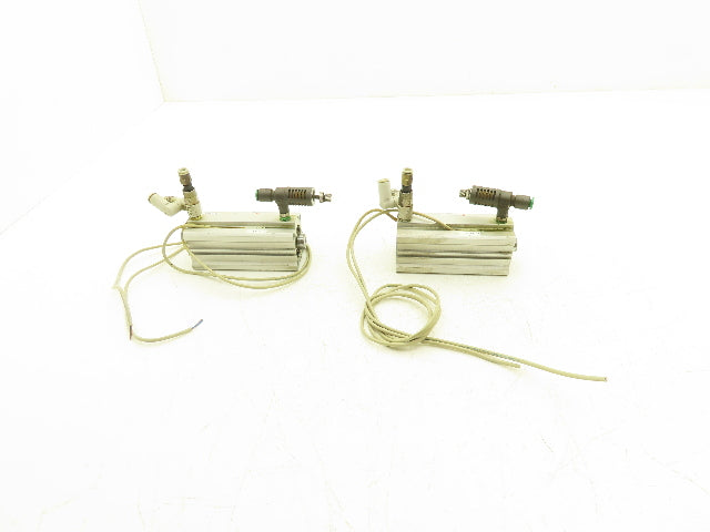 SMC CDQ2A32-60DC-M9BL Pneumatic Air Cylinder 32mm Bore 60mm Stroke Lot of 2